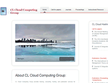 Tablet Screenshot of clcloud.com